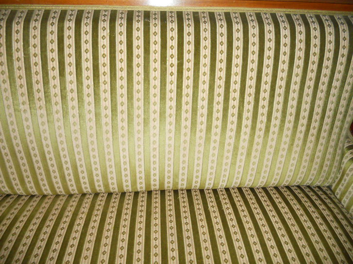 Jungendstil Sofa original Stoff mit Umbau 2 Vitrienen /Spiegel 4 Jungendstil Sofa original Stoff mit Umbau 2 Vitrienen /Spiegel Antiquitaeten 4