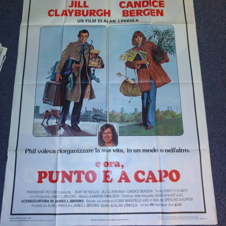 1979 CH Plakat Burt Reynolds Starting Over Punto 1979 CH Plakat Burt Reynolds Starting Over Punto Sammeln
