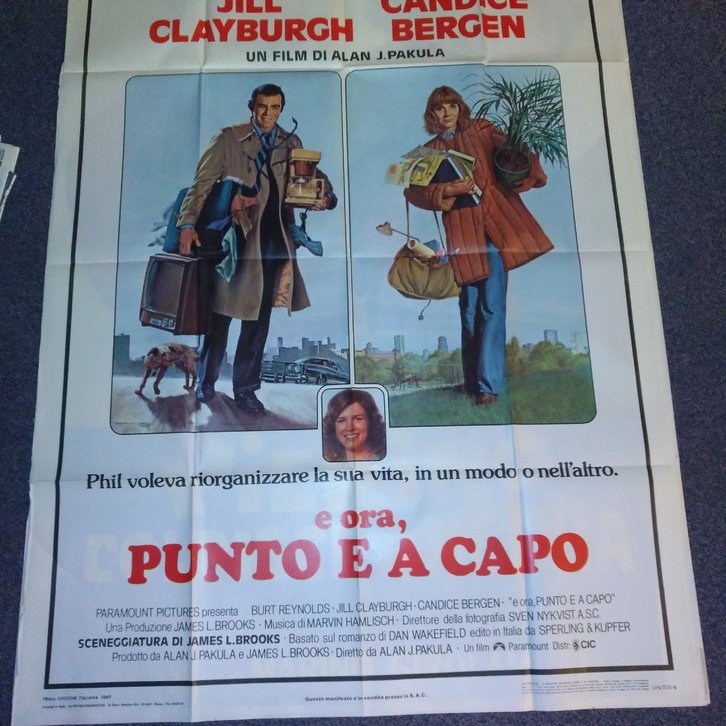 1979 CH Plakat Burt Reynolds Starting Over Punto Sammeln 3