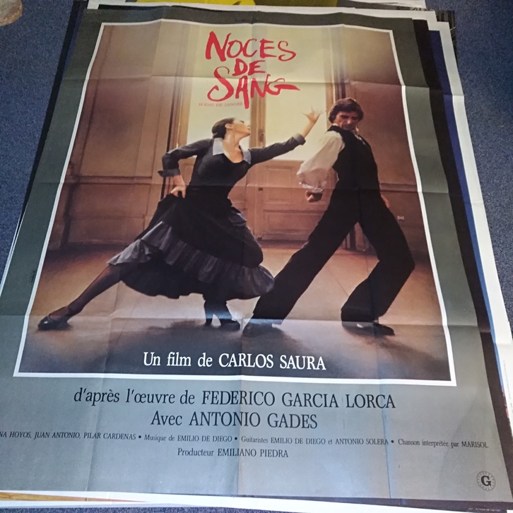 1981 CH Groß Plakat Carlos Saura  Noces de sang Sammeln 2