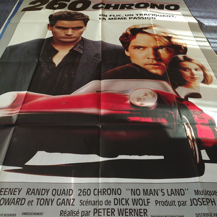 1987 Porsche 911 auf Film Plakat 260 Chrono 1987 Porsche 911 auf Film Plakat 260 Chrono Sammeln