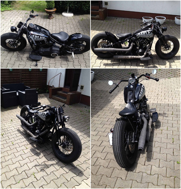1998 Harley Davidson FATBOY Evo Springer Bobber FXST 4 1998 Harley Davidson FATBOY Evo Springer Bobber FXST Fahrzeuge 4