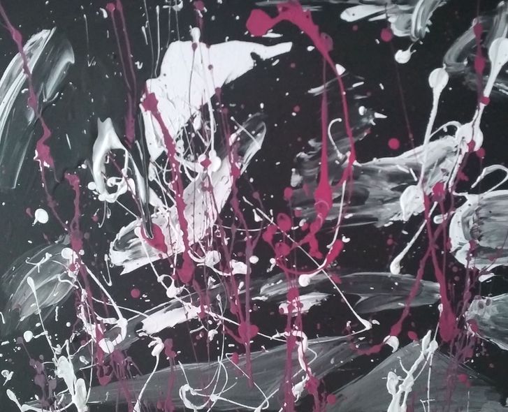 Acrylbild von P.Ballach neu Acrylbild von P.Ballach neu Sammeln