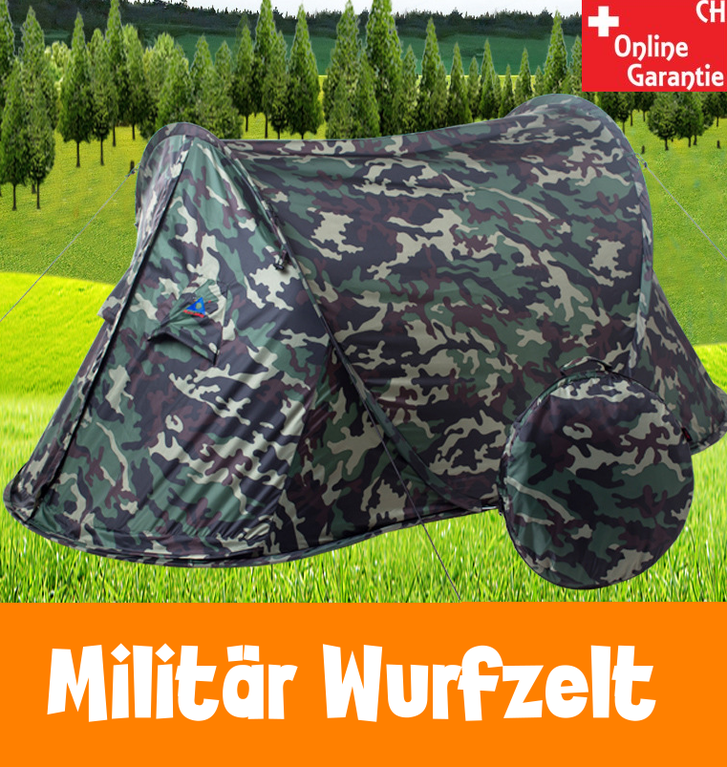 Camouflage Getarntes Militr Wurf Zelt Wurfzelt Pop Up Zelt Camping Festival Jagd Schnell Rapid Openair Popup Zlt kleines Packmass Sport & Outdoor