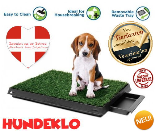 Deluxe Hunde Klo WC Hundeklo Hundewc Welpen Toilette Trainingsgerät Welpentoilette mit Behälter Stubenrein Deluxe Hunde Klo WC Hundeklo Hundewc Welpen Toilette Trainingsgerät Welpentoilette mit Behälter Stubenrein Tiere
