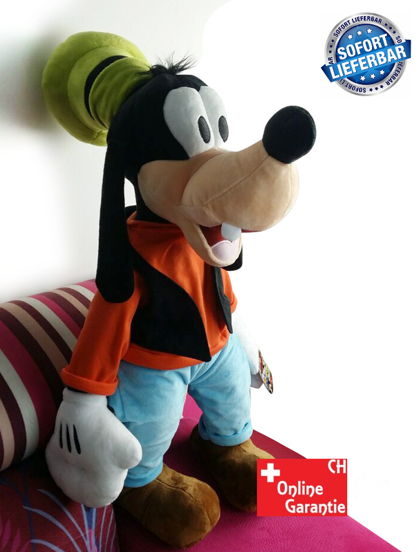 Disney Goofy Plüsch 75cm grosses Plüschtier Kuscheltier Puppe Geschenk Kind XXL Disney Goofy Plüsch 75cm grosses Plüschtier Kuscheltier Puppe Geschenk Kind XXL Spielzeuge & Basteln
