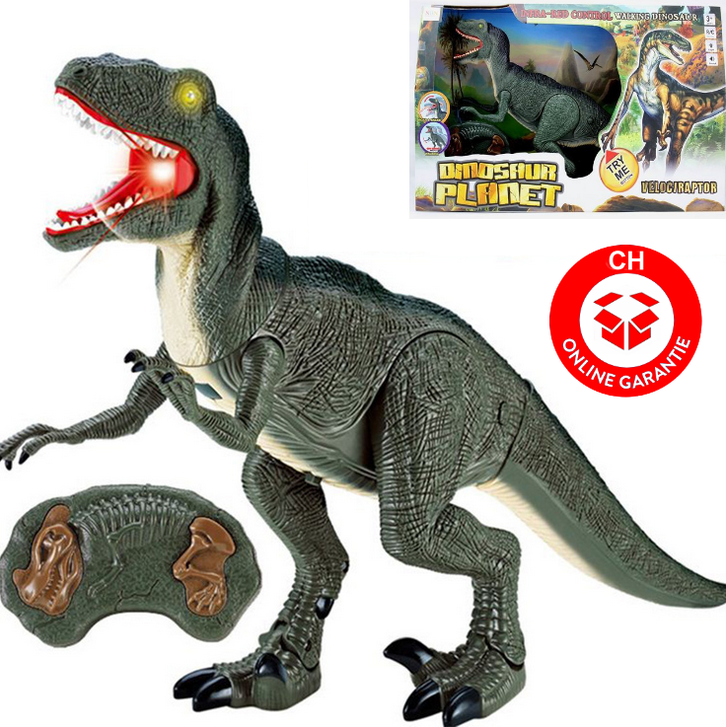 Ferngesteuerter Dinosaurier Velociraptor Spielzeug RC Dino Raptor Geschenk Kind Kinder Ferngesteuerter Dinosaurier Velociraptor Spielzeug RC Dino Raptor Geschenk Kind Kinder Spielzeuge & Basteln