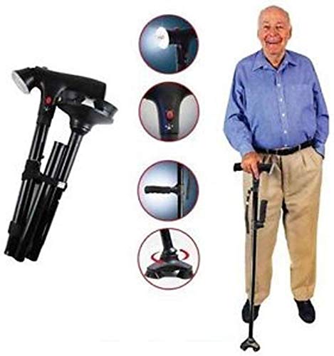 Gehstock mit Licht Trusty Cane Rentner Stock 360 Grad TV Werbung Faltbar Renter Altersheim Robust Sicher verlässlich rutschfest Integrierte Beleuchtung 2 Gehstock mit Licht Trusty Cane Rentner Stock 360 Grad TV Werbung Faltbar Renter Altersheim Robust Sicher verlässlich rutschfest Integrierte Beleuchtung Haushalt 2