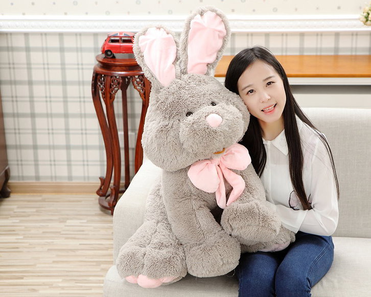Grosser Plüsch Hase Plüschhase Häschen Bunny Geschenk Kinder Freundin 120cm XXL 2 Grosser Plüsch Hase Plüschhase Häschen Bunny Geschenk Kinder Freundin 120cm XXL Spielzeuge & Basteln 2