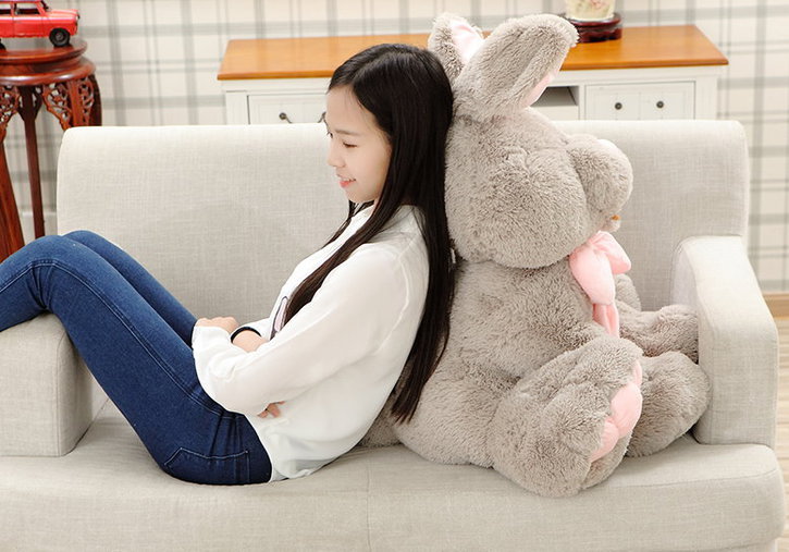 Grosser Plüsch Hase Plüschhase Häschen Bunny Geschenk Kinder Freundin 120cm XXL 3 Grosser Plüsch Hase Plüschhase Häschen Bunny Geschenk Kinder Freundin 120cm XXL Spielzeuge & Basteln 3