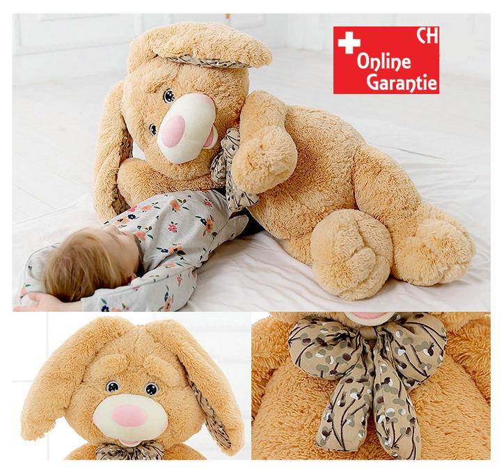Grosser süsser Hase XXL Plüsch Hase Häsli Kaninchen Kuscheltier Geschenk XXL Plüschtier Braun Grosser süsser Hase XXL Plüsch Hase Häsli Kaninchen Kuscheltier Geschenk XXL Plüschtier Braun Spielzeuge & Basteln