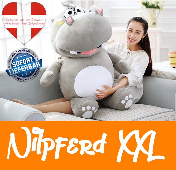 Grosses Plüsch Hippo Nilpferd Flusspferd Geschenk 120cm XXL Geschenk Kind Kinder Frau Freundin Grosses Plüsch Hippo Nilpferd Flusspferd Geschenk 120cm XXL Geschenk Kind Kinder Frau Freundin Baby & Kind