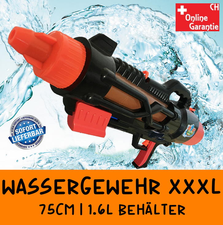 Grosses Wassergewehr Wasserpistole Wasser Pistole Gewehr mit Grossen 1600ml Tank / Behälter / Neu Wasserspielzeug für Sommer Grosses Wassergewehr Wasserpistole Wasser Pistole Gewehr mit Grossen 1600ml Tank / Behälter / Neu Wasserspielzeug für Sommer Spielzeuge & Basteln