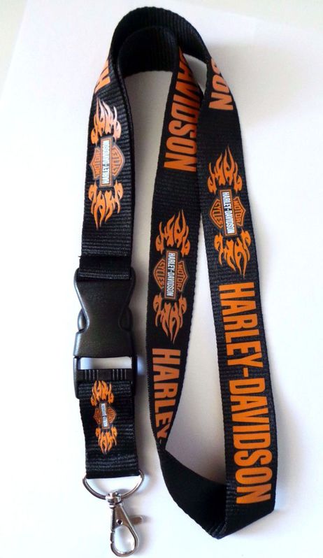 Harley-Davidson Schlsselband Harley HD Schlsselanhnger Harley Fan  Kleidung & Accessoires