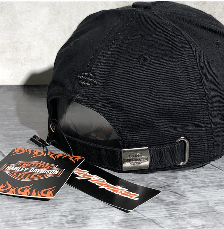 Harley Harley-Davidson Cap Harley Kappe Mtze Biker Skull HD Fan Schwarz Sport & Outdoor 4