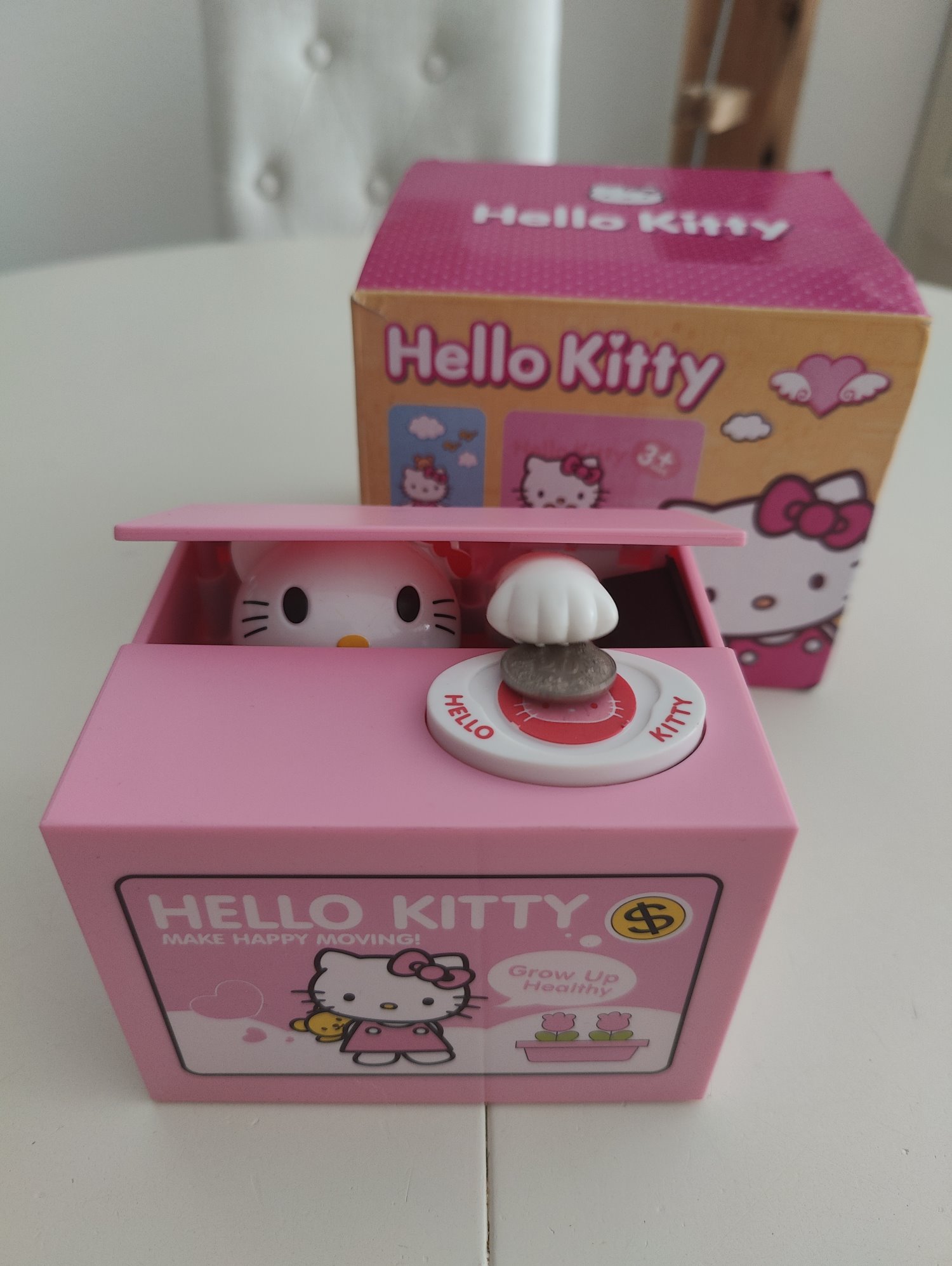 Hello Kitty Sparschwein Hellokitty Cat Mnz Mnzen Spardose Geld Sparen Geschenk Mdchen Spielzeuge & Basteln