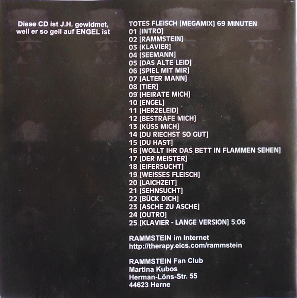 Ich suche genau so, wie auf den Fotos hier zu sehen, diese CD's von Rammstein und noch mehr von dieser Gruppe...!!! 2 Ich suche genau so, wie auf den Fotos hier zu sehen, diese CD's von Rammstein und noch mehr von dieser Gruppe...!!! Musik 2