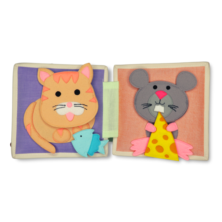 Kleine Biene - 6 Seiten Mini Quiet Book 3 Kleine Biene - 6 Seiten Mini Quiet Book Spielzeuge & Basteln 3