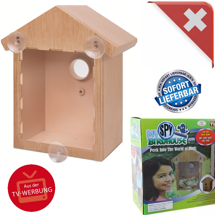 My Spy Birdhouse Mein Spion Vogelhaus Vogel Vögel Haus Nest Nester bekannt aus TV Kind Kinder Garten & Handwerk