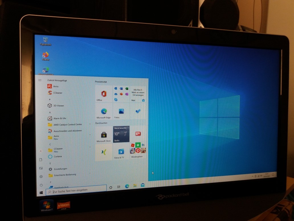 Packard Bell All-In-One PC mit Windows 10 - im noch sehr gutem & gepflegtem ********Super-Top-Zustand!!!******** 2 Packard Bell All-In-One PC mit Windows 10 - im noch sehr gutem & gepflegtem ********Super-Top-Zustand!!!******** Computer & Zubehör 2