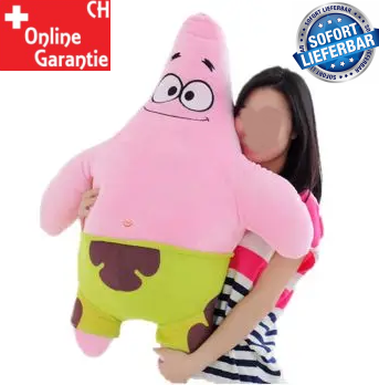 Patrick Plsch Kuscheltier XXL 100cm Plschtier SpongeBob Seestern weiches Stofftier Kino TV Kult Spielzeuge & Basteln