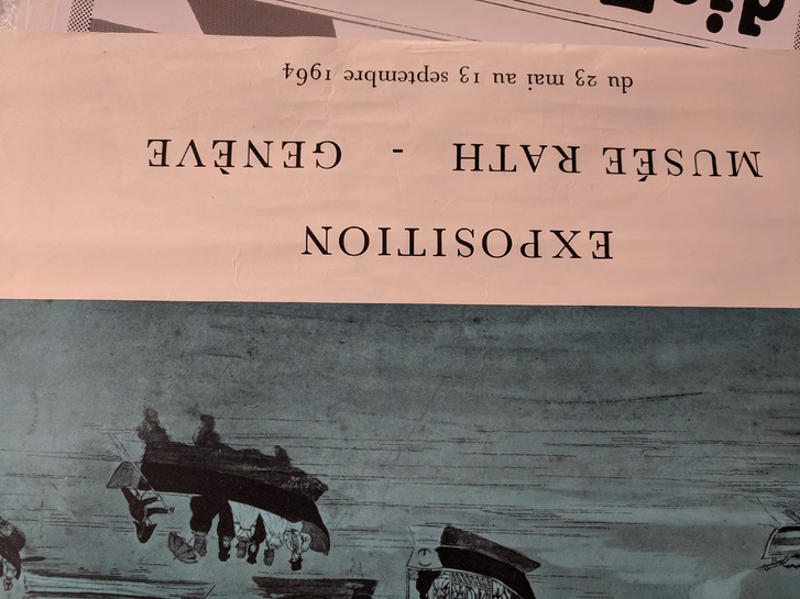 Plakat 1964 Genf Museum Rath 150 Jahrfeier Geneve CH 4 Plakat 1964 Genf Museum Rath 150 Jahrfeier Geneve CH Antiquitaeten 4