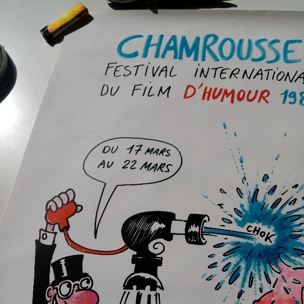 Plakat 1980 Chamrousse Filmfestival Wolinski Erotik Plakat 1980 Chamrousse Filmfestival Wolinski Erotik Antiquitaeten