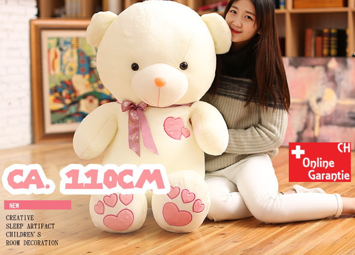 Plüschbär Plüsch Bär Teddy Plüschteddy Plüschtier Bär XL XXL flauschig Love Liebe Weiss Pink Herz / Neu 2 Plüschbär Plüsch Bär Teddy Plüschteddy Plüschtier Bär XL XXL flauschig Love Liebe Weiss Pink Herz / Neu Spielzeuge & Basteln 2