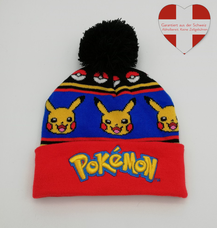 Pokemon Pokémon Pikachu Beanie Cap Mütze Kappe Winter Fan Pokemon Pokémon Pikachu Beanie Cap Mütze Kappe Winter Fan Kleidung & Accessoires