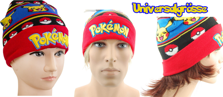 Pokemon Pokémon Pikachu Beanie Cap Mütze Kappe Winter Fan 2 Pokemon Pokémon Pikachu Beanie Cap Mütze Kappe Winter Fan Kleidung & Accessoires 2