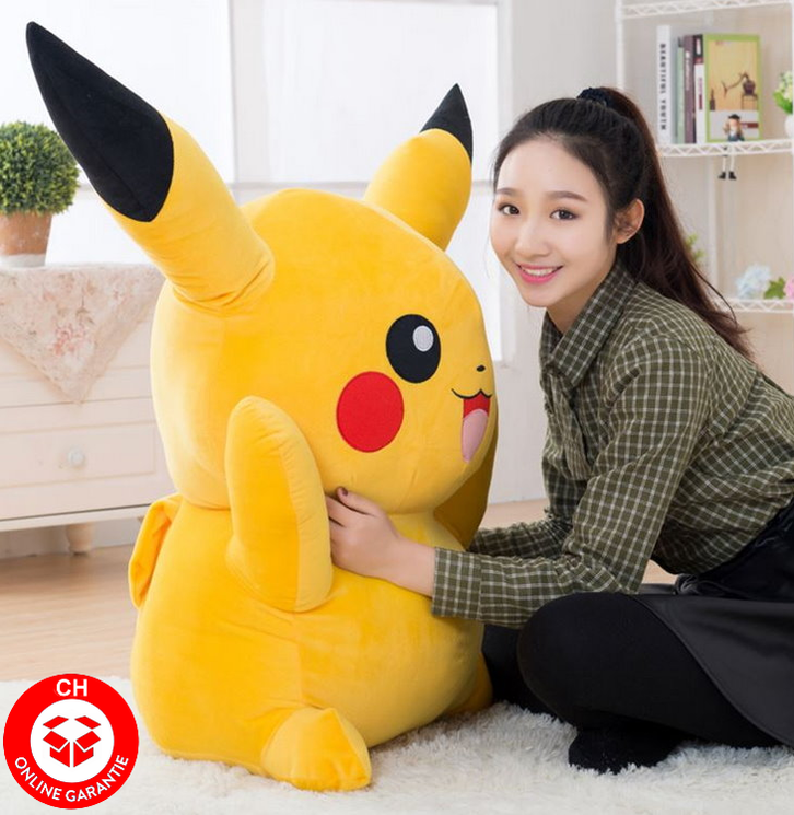 Pokémon Pikachu 1.2m Plüsch Plüschtier Fanartikel Pokemon 120cm XXL Geschenk Kind Frau Freundin Fan Spielzeuge & Basteln 2