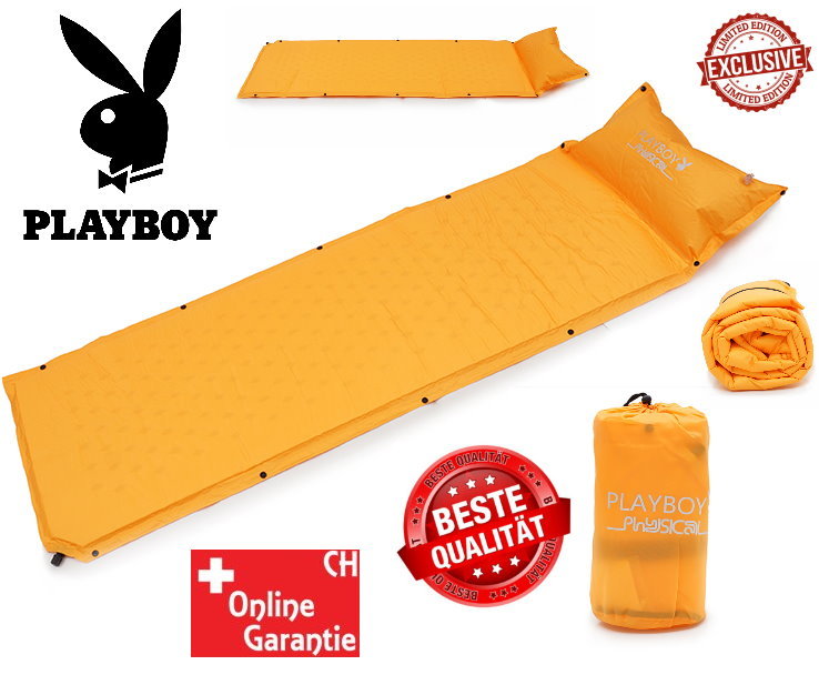 Selbstaufblasbare Playboy Physical Luftmatratze Luft Matratze Schlafsack Schlafmatte Camping Outdoor Festvial Hase
