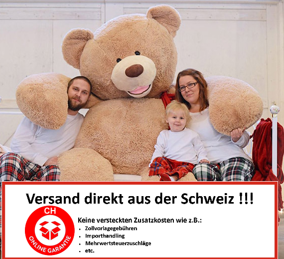 Teddy Teddybr Plsch Br Plschtier XXL Plschbr Tedi Ted Geschenk 3 Grssen XL XXL XXXL Kind Kinder Frau Freundin Gigantisch Schweiz Baby & Kind