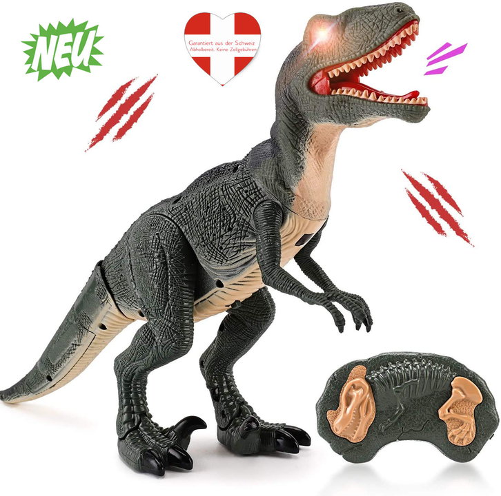 Velociraptor Dino Dinosaurier RC Spielzeug Fernbedienung Controller Spielzeug Raptor fr Kind Kinder Geschenk Hit Baby & Kind