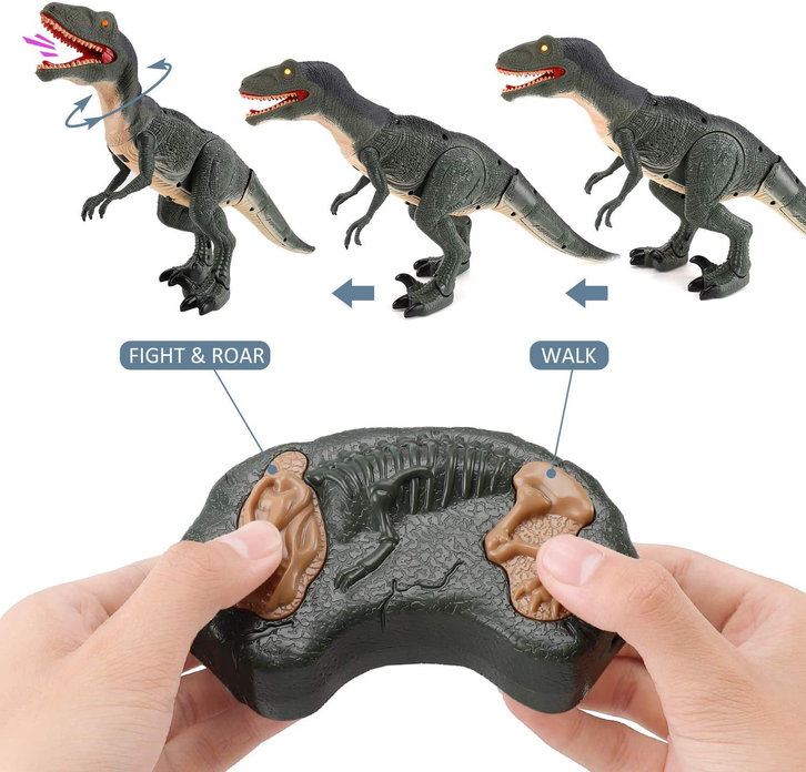 Velociraptor Dino Dinosaurier RC Spielzeug Fernbedienung Controller Spielzeug Raptor fr Kind Kinder Geschenk Hit Baby & Kind 3