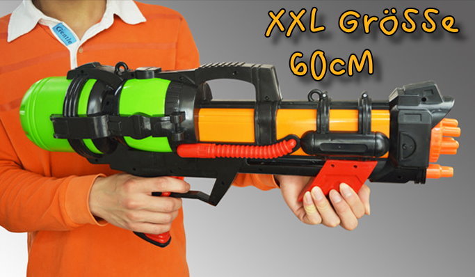 XXL Wasserpistole 60cm Wassergewehr Spritzpistole Watergun Spielzeug Kinder Sommer Openair Camping Wasserspielzeug XXL Wasserpistole 60cm Wassergewehr Spritzpistole Watergun Spielzeug Kinder Sommer Openair Camping Wasserspielzeug Spielzeuge & Basteln