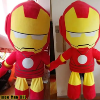  Iron Man Plschtier XXL Plsch Figur 100cm Avengers Fan Kino TV Fanartikel