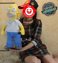 Homer Simpson Plsch Figur Plschtier Kuscheltier Stofftier TV Serie 55cm Fanartikel 