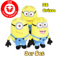 Minions 50cm 3er Minion Plsch Kuscheltier Set Geschenk XL Fan Kind Kinder