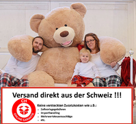 Teddy Teddybr Plsch Br Plschtier XXL Plschbr Tedi Ted Geschenk 3 Grssen XL XXL XXXL Kind Kinder Frau Freundin Gigantisch Schweiz